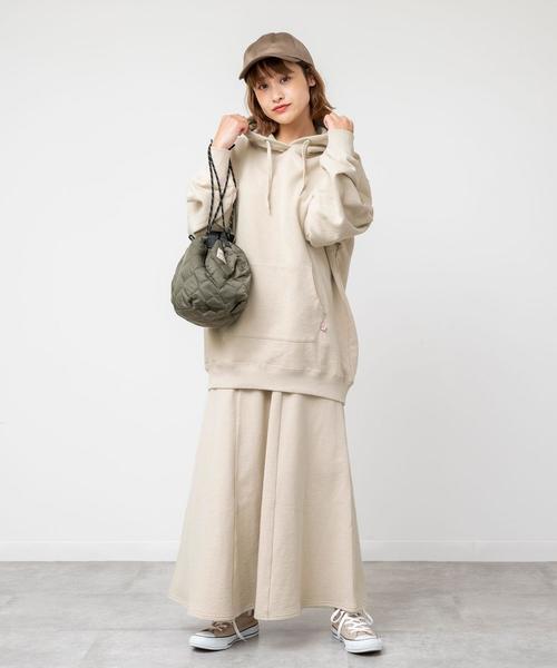 coen（コーエン）の「USAコットン裏毛フーデットパーカー（パーカー・レディース・ナチュラル/ホワイト/ダークグレー・FREE）」の21枚目の写真