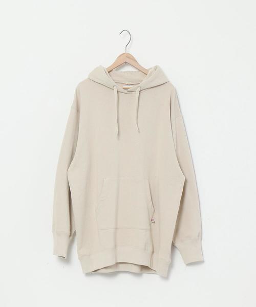 coen（コーエン）の「USAコットン裏毛フーデットパーカー（パーカー・レディース・ナチュラル/ホワイト/ダークグレー・FREE）」の11枚目の写真