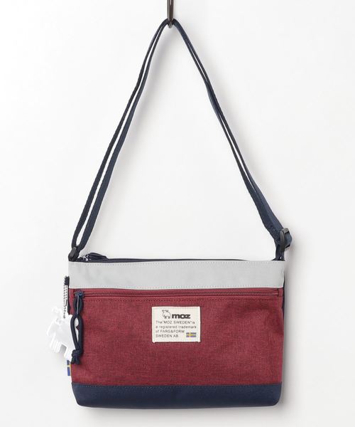 moz（モズ）の「moz(モズ) サコッシュショルダーバッグ ZZEI-21（ショルダーバッグ・レディース・ブラック/ネイビー/トリコロール・ONE SIZE）」の8枚目の写真