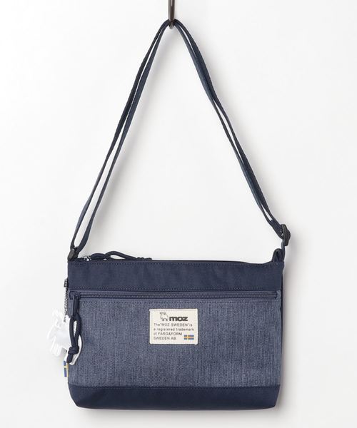 moz（モズ）の「moz(モズ) サコッシュショルダーバッグ ZZEI-21（ショルダーバッグ・レディース・ブラック/ネイビー/トリコロール・ONE SIZE）」の7枚目の写真