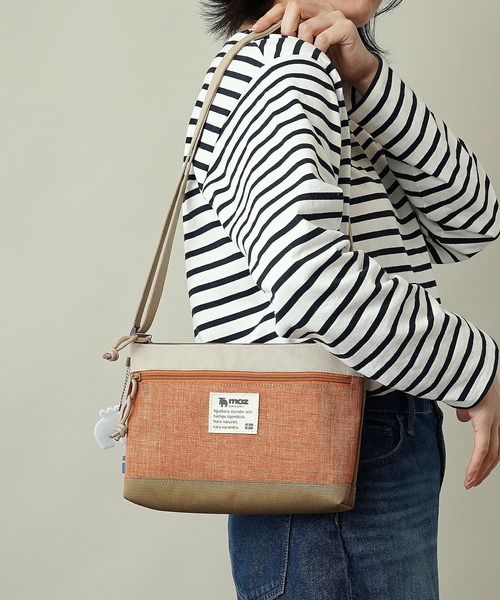 moz（モズ）の「moz(モズ) サコッシュショルダーバッグ ZZEI-21（ショルダーバッグ・レディース・ブラック/ネイビー/トリコロール・ONE SIZE）」の14枚目の写真