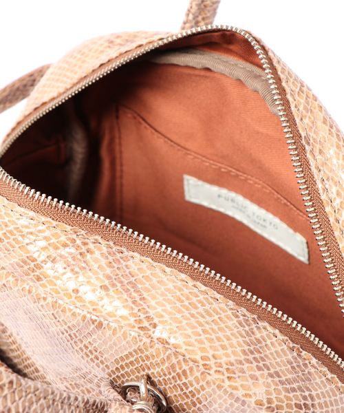 レザーミニボストン（ボストンバッグ）｜PUBLIC TOKYO（パブリック