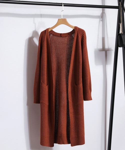 Mayree メイリー の Mayree ロングガウンカーディガン カーディガン ボレロ Wear