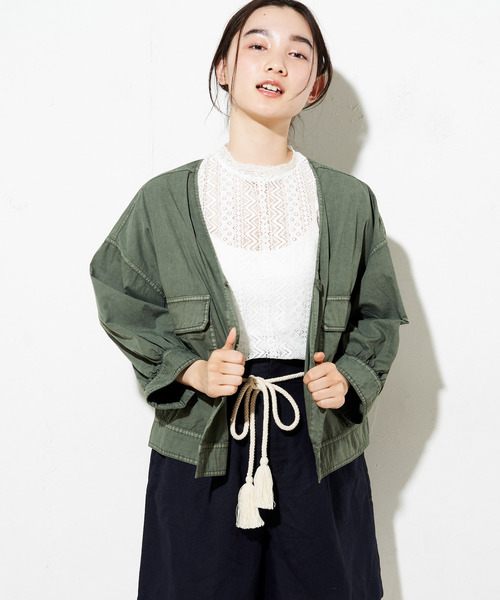 セール ブランド古着 ミリタリージャケット ミリタリージャケット Discoat Parisien ディスコートパリシアン のファッション通販 Zozoused