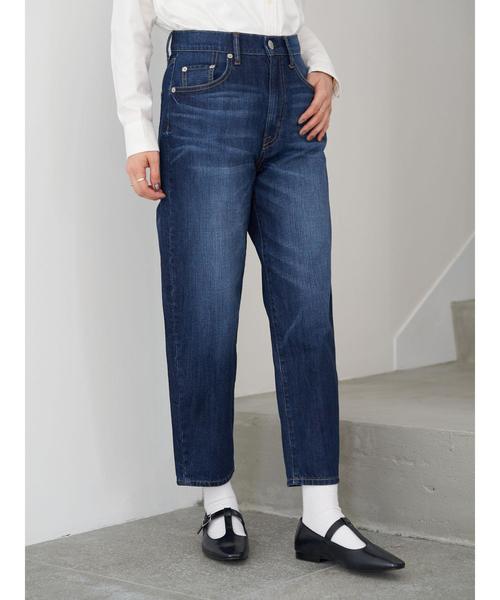 AMERICAN HOLIC（アメリカンホリック）の「バナナクロップドデニム　＊（デニムパンツ・レディース・インディゴブルー/ライトインディゴブルー・MEDIUM/LARGE）」の6枚目の写真