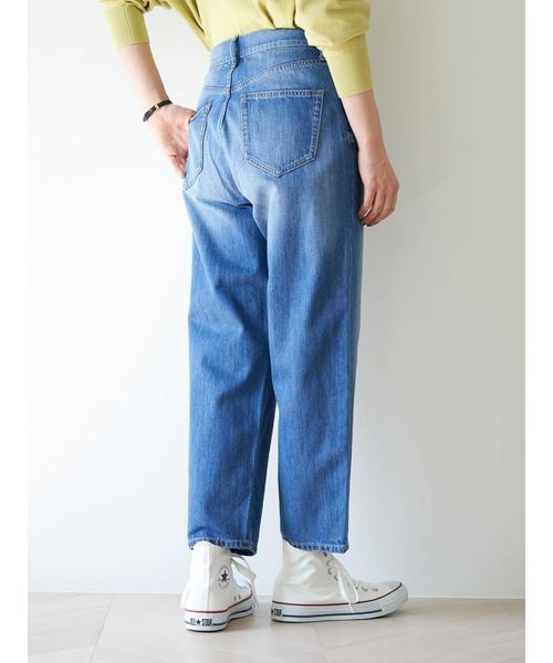 AMERICAN HOLIC（アメリカンホリック）の「バナナクロップドデニム　＊（デニムパンツ・レディース・インディゴブルー/ライトインディゴブルー・MEDIUM/LARGE）」の9枚目の写真