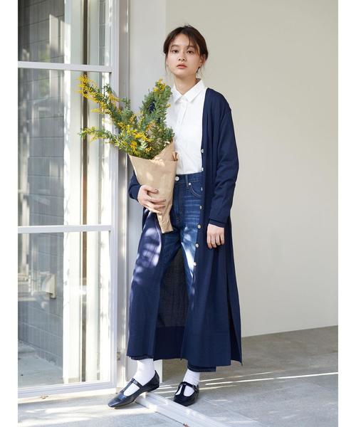 AMERICAN HOLIC（アメリカンホリック）の「バナナクロップドデニム　＊（デニムパンツ・レディース・インディゴブルー/ライトインディゴブルー・MEDIUM/LARGE）」の10枚目の写真