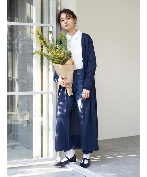 AMERICAN HOLIC（アメリカンホリック）の「バナナクロップドデニム　＊（デニムパンツ・レディース・インディゴブルー/ライトインディゴブルー・MEDIUM/LARGE）」の11枚目の写真