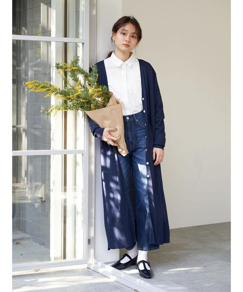 AMERICAN HOLIC（アメリカンホリック）の「バナナクロップドデニム　＊（デニムパンツ・レディース・インディゴブルー/ライトインディゴブルー・MEDIUM/LARGE）」の13枚目の写真