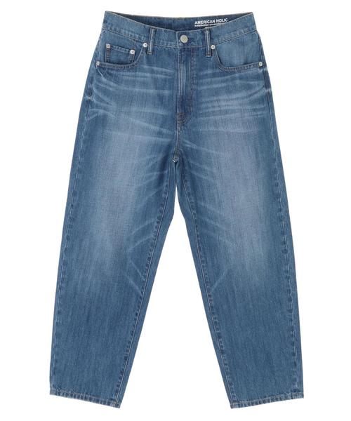 AMERICAN HOLIC（アメリカンホリック）の「バナナクロップドデニム　＊（デニムパンツ・レディース・インディゴブルー/ライトインディゴブルー・MEDIUM/LARGE）」の19枚目の写真