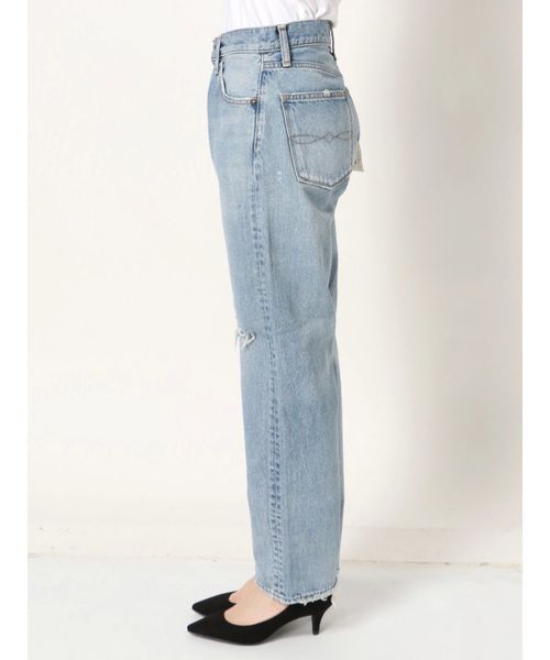 Ungrid（アングリッド）の「クラッシュボーイズデニム（デニムパンツ・レディース・ブルー・24inch/25inch/26inch）」の3枚目の写真