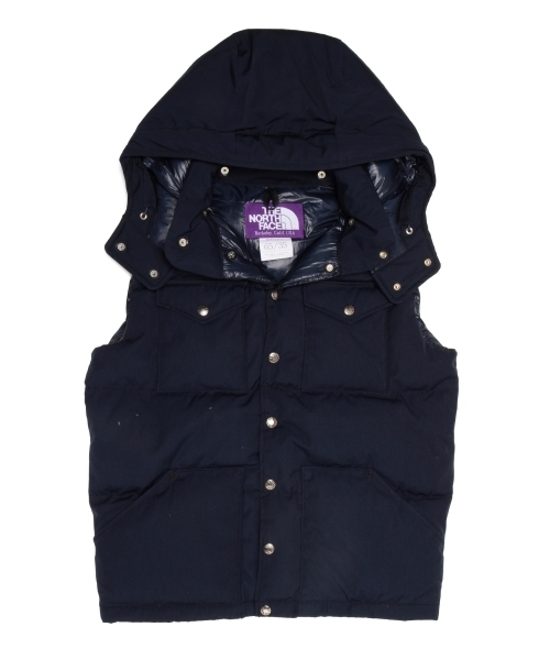 BEAMS（ビームス）の「【THE NORTH FACE PURPLE LABEL / 65/35 Hooded Sierra Vest】（ダウンベスト・メンズ・ブラック/ネイビー・SMALL/MEDIUM）」の15枚目の写真