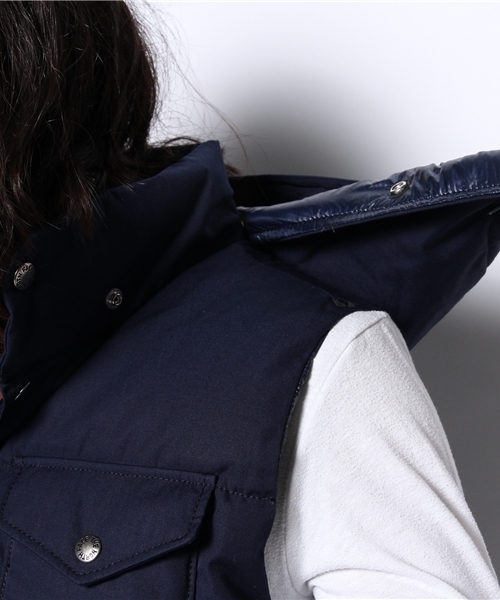 BEAMS（ビームス）の「【THE NORTH FACE PURPLE LABEL / 65/35 Hooded Sierra Vest】（ダウンベスト・メンズ・ブラック/ネイビー・SMALL/MEDIUM）」の10枚目の写真