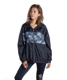 MILKY WAY/ロキシー ナイロンジャケット フィットネス ジム ヨガ ランニング ルームウェア・ワンマイルウェアにも