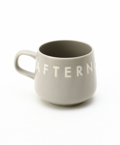 Afternoon Tea(アフタヌーンティー)の「ロゴワークスマグカップ for Coffee(グラス/マグカップ/タンブラー・レディース・グレー/ホワイト・ONE SIZE)」の4枚目の写真