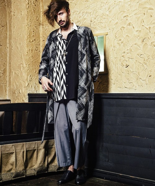 NO ID.（ノーアイディ）の「ボタンレスロングカーディガン（Tシャツ/カットソー・メンズ・ブラック/ネイビー/ワイン・1/2）」の17枚目の写真