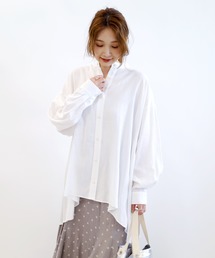 DouDou | バックフレアブラウス(シャツ/ブラウス)
