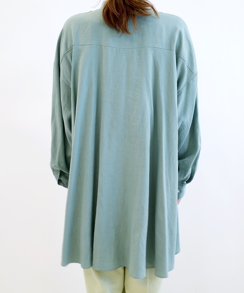 DouDou（ドゥドゥ）の「バックフレアブラウス（シャツ/ブラウス・レディース・オフホワイト/オレンジ/ミント・FREE）」の22枚目の写真