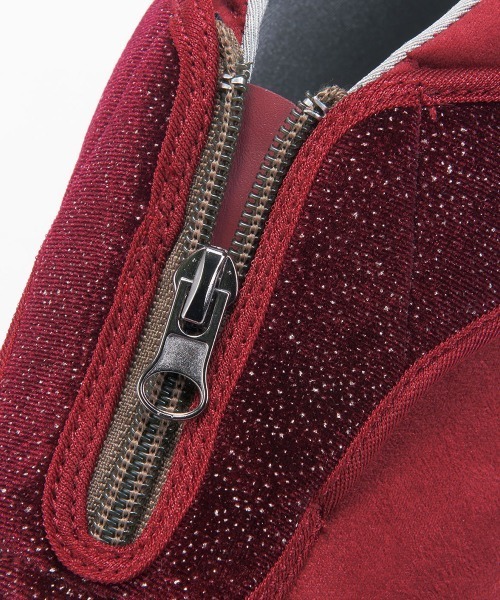 RANAN（ラナン）の「＜５Ｅ相当＞フロントジップウォーキングス（スニーカー・レディース・ブラック/ベージュ系その他/ワイン・L/M/S）」の5枚目の写真