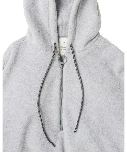 Name.（ネーム）の「【Name.】フリースハーフジップフーデッドブルゾン