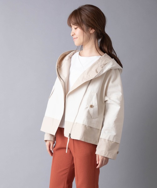 La SRIC（ラスリック）の「La SRIC / アシメZIPフードコート