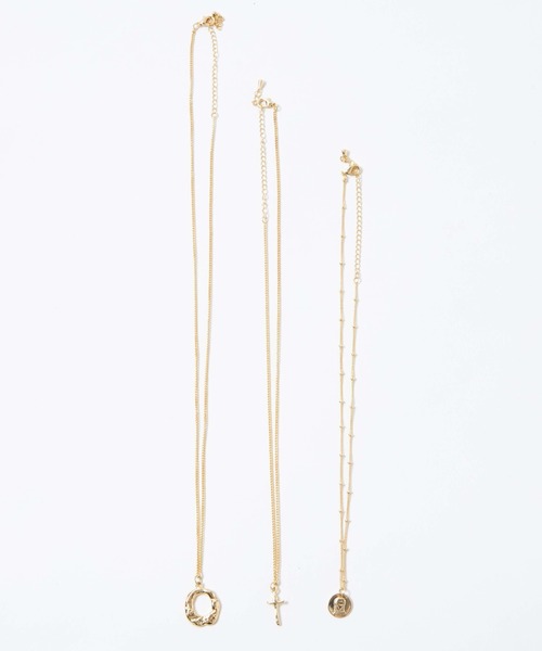 WEGO（ウィゴー）の「WEGO/【3点セット】コインネックレス（ネックレス・レディース・シルバー/ゴールド・FREE）」の4枚目の写真