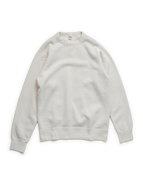 Denime（ドゥニーム）の「【MADE IN JAPAN】SWEATSHIRT VINTAGE WASH（スウェット・メンズ・ネイビー/グリーン/オートミール/スミクロ・SMALL/MEDIUM/LARGE）」の3枚目の写真