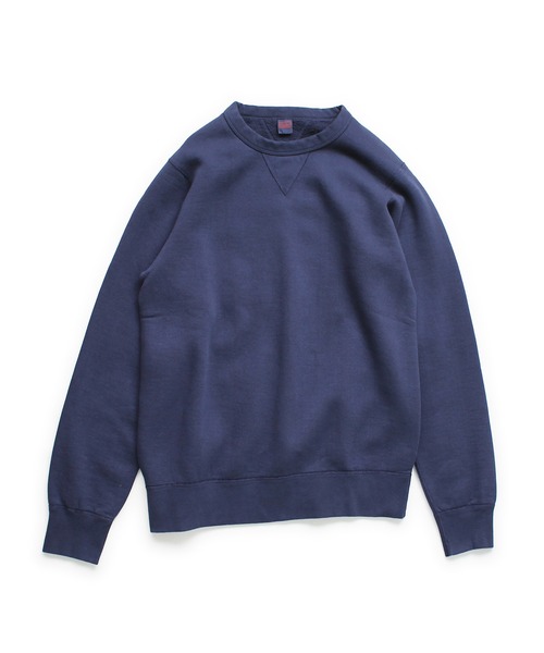 Denime（ドゥニーム）の「【MADE IN JAPAN】SWEATSHIRT VINTAGE WASH（スウェット・メンズ・ネイビー/グリーン/オートミール/スミクロ・SMALL/MEDIUM/LARGE）」の4枚目の写真