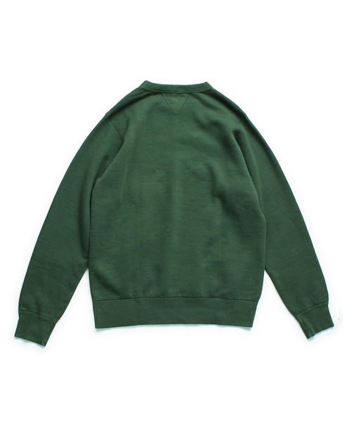Denime（ドゥニーム）の「【MADE IN JAPAN】SWEATSHIRT VINTAGE WASH（スウェット・メンズ・ネイビー/グリーン/オートミール/スミクロ・SMALL/MEDIUM/LARGE）」の5枚目の写真