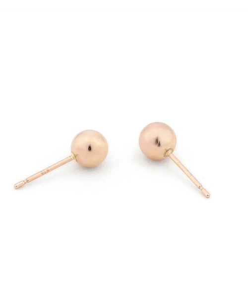 ESTELLE(エステール)の「K18 ピンクゴールド ピアス (5mm) ESTELLE/エステール(ピアス(両耳用)・レディース・ピンクゴールド・-)」の3枚目の写真