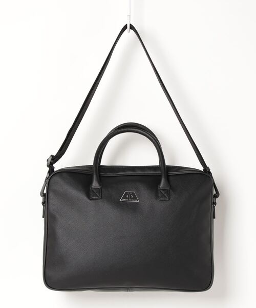 美品✨ジョルジオアルマーニ ビジネスバッグ ブリーフケース 本革 黒 Armani - アルマーニ／GIORGIO ARMANI バッグ ブリーフケース