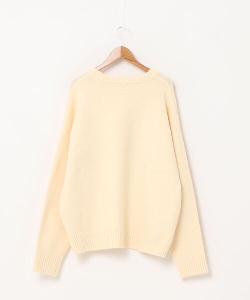RIKKA FEMME(リッカファム)の「RIKKA FEMME/リッカファム セーター R20FW107(ニット/セーター・レディース・ブラウン/オフホワイト・FREE)」の3枚目の写真