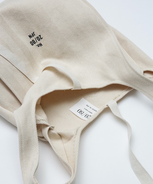 【20/80】トゥエンティーエイティー/HERRINGBONE CANVAS #10 GROCERY BAG M（ショルダーバッグ）｜20/80（テゥエンティーエイティー）
