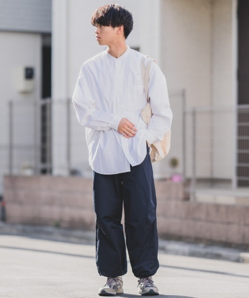 INTER FACTORY（インターファクトリー）の「WEARISTA Suzu - ミニマルカーゴパンツ　made in INTER FACTORY（カーゴパンツ・メンズ・ホワイト/ネイビー・MEDIUM/LARGE）」の11枚目の写真