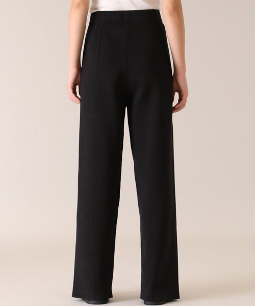 Luftrobe（ルフトローブ）の「《Luftrobe》フロントスリットニットパンツ（その他パンツ・レディース・ブラック/ベージュ・9号）」の5枚目の写真