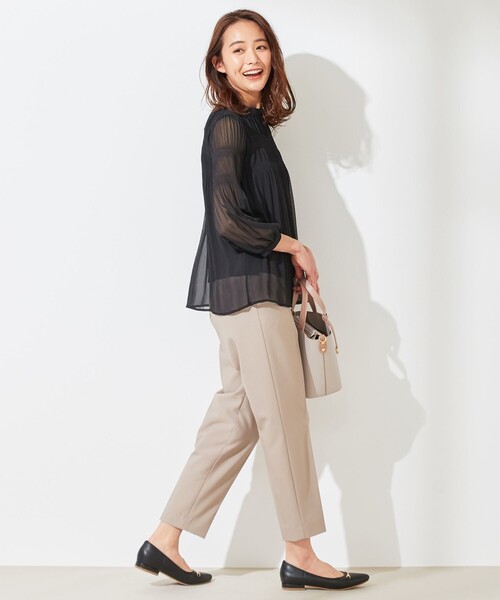 ANY SIS(エニィスィス)の「【美人百花5月号掲載】プリーツシフォン ブラウス(シャツ/ブラウス・レディース・ピンク系/アイボリー系/ブラック系・4)」の7枚目の写真