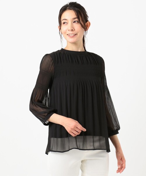 ANY SIS(エニィスィス)の「【美人百花5月号掲載】プリーツシフォン ブラウス(シャツ/ブラウス・レディース・ピンク系/アイボリー系/ブラック系・4)」の10枚目の写真