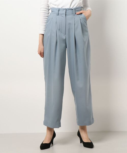 N.(N. Natural Beauty Basic)(エヌエヌナチュラルビューティーベーシック)の「2タックハイウエストパンツ(その他パンツ・レディース・ピンク/ブルー/ベージュ・MEDIUM)」の19枚目の写真