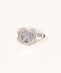 【blatto 925silver】925シルバー アートコイン デザイン リング フリーサイズ