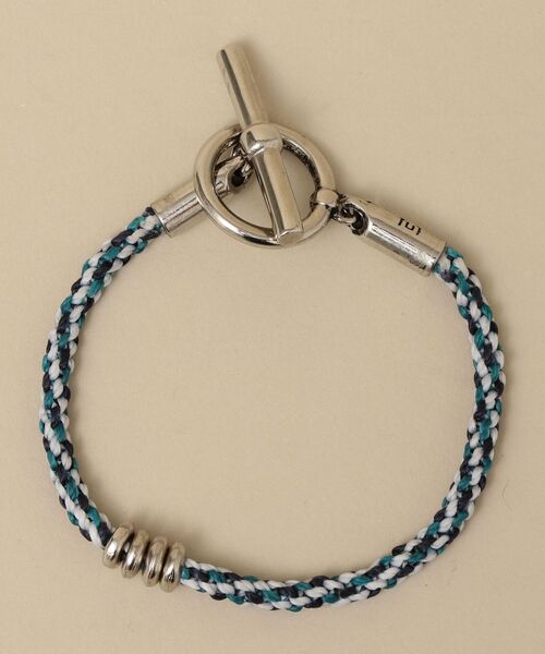 wakami（ワカミ）の「【SHIPS別注】WAKAMI: ワックスコード ブレスレット（ブレスレット・メンズ・ネイビー/レッド/オリーブ・ONE SIZE）」の3枚目の写真