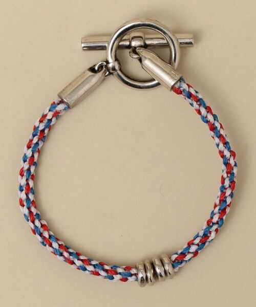 wakami（ワカミ）の「【SHIPS別注】WAKAMI: ワックスコード ブレスレット（ブレスレット・メンズ・ネイビー/レッド/オリーブ・ONE SIZE）」の6枚目の写真