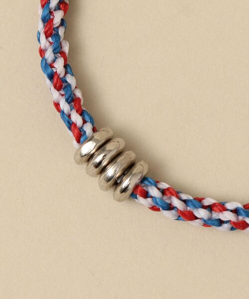 wakami（ワカミ）の「【SHIPS別注】WAKAMI: ワックスコード ブレスレット（ブレスレット・メンズ・ネイビー/レッド/オリーブ・ONE SIZE）」の7枚目の写真