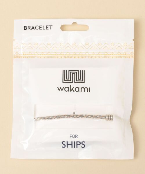 wakami（ワカミ）の「【SHIPS別注】WAKAMI: ワックスコード ブレスレット（ブレスレット・メンズ・ネイビー/レッド/オリーブ・ONE SIZE）」の12枚目の写真