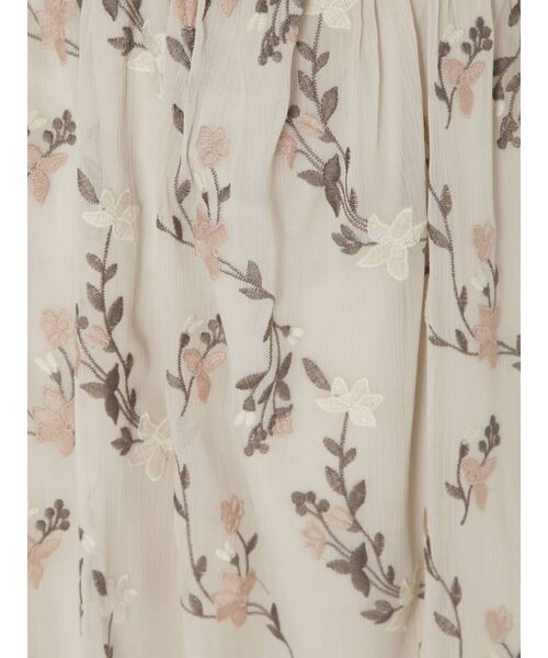 MERCURYDUO（マーキュリーデュオ）の「楊柳刺繍シャーリングワンピース（ワンピース・レディース・ブラック/ベージュ・SMALL/MEDIUM）」の13枚目の写真