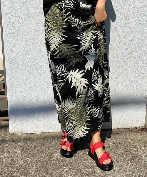 Sugar Sugar（シュガーシュガー）の「【SUGAR SUGAR シュガーシュガー】ベルクロスポーツサンダル（サンダル・レディース・カーキ/レッド/ブラック/グレー/ベージュ/マスタード・S/LL/M/L）」の15枚目の写真