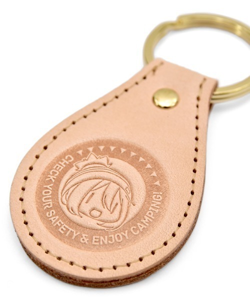 THE BAREFOOT(ベアフット)の「【 ゆるキャン△ 】 leather keyholder レザー キーホルダー ACR(キーホルダー・レディース・その他1/その他2/その他3/その他4/その他5/その他6・FREE)」の2枚目の写真