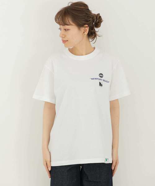 URBAN RESEARCH Sonny Label（アーバンリサーチサニーレーベル）の「【別注】BYRD×OFFSHORE×Sonny Label　サークルTシャツ（Tシャツ/カットソー・レディース・ホワイト・MEDIUM）」の8枚目の写真