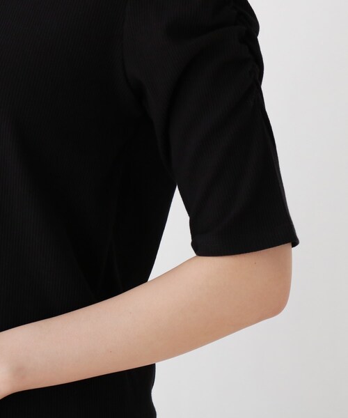 Cutie Blonde(キューティーブロンド)の「◆【S-L】バックリボンシャーリングカットソー(Tシャツ/カットソー・レディース・オフホワイト/ブラック/ライトブルー・01/02/03)」の13枚目の写真