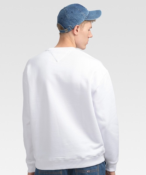 tommy jeans（トミー ジーンズ）の「イラストロゴトレーナー（スウェット・メンズ・ホワイト/ブラック/ネイビー・SMALL/MEDIUM/LARGE/X-LARGE）」の10枚目の写真
