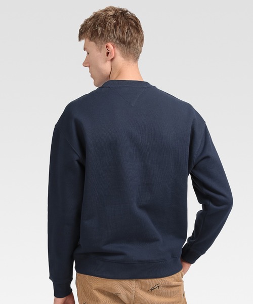 tommy jeans（トミー ジーンズ）の「イラストロゴトレーナー（スウェット・メンズ・ホワイト/ブラック/ネイビー・SMALL/MEDIUM/LARGE/X-LARGE）」の17枚目の写真